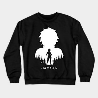 Bell Cranel DanMachi Black and White Minimalist Vector 2023 D9 D4 Crewneck Sweatshirt